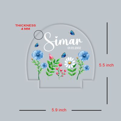 Personalized Name Led Lamp Gift for Girls, Boys, Kids, Girlfriend, Boyfriend, Husband, Wife Custom Name Light Bedside Desk Table Lamp 7 Color Changing Light